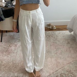 NWT 12th Tribe White Trousers